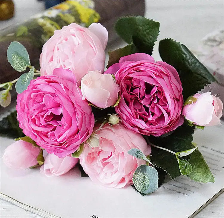 Silk Peony Artificial Flowers
