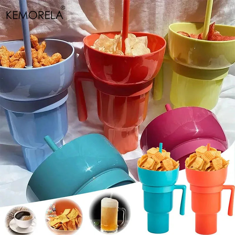 2 IN 1 Snack Cup & Beverage Cup