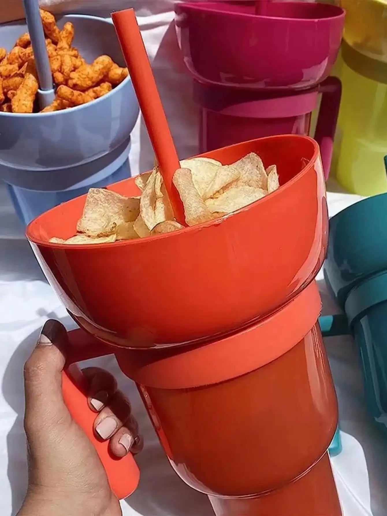 2 IN 1 Snack Cup & Beverage Cup