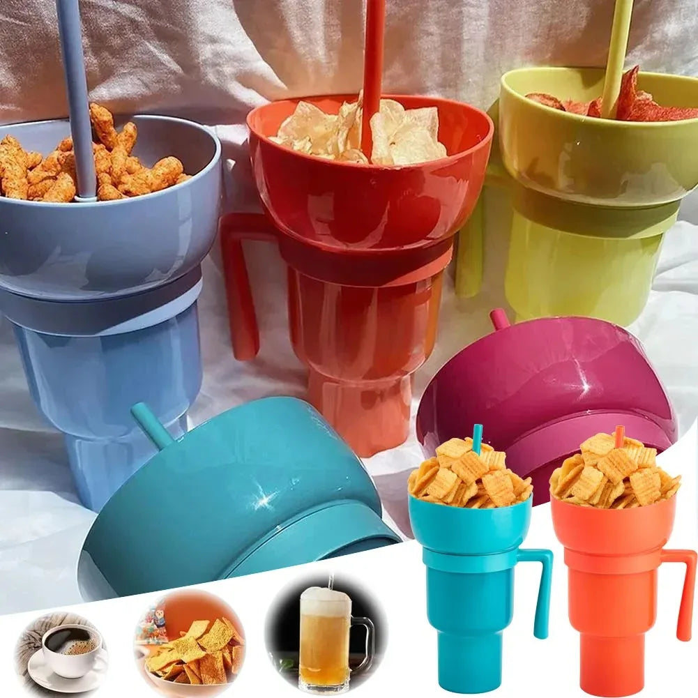 2 IN 1 Snack Cup & Beverage Cup
