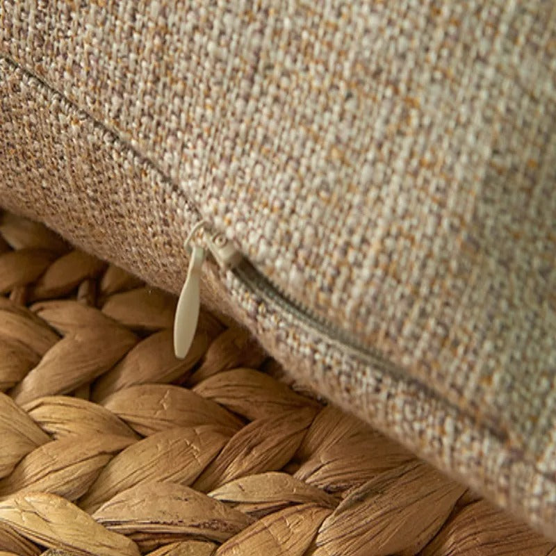 European Indoor/Outdoor Linen Pillow Covers