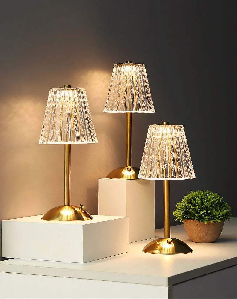 ✨ Crystal Touch Tabletop Lamp