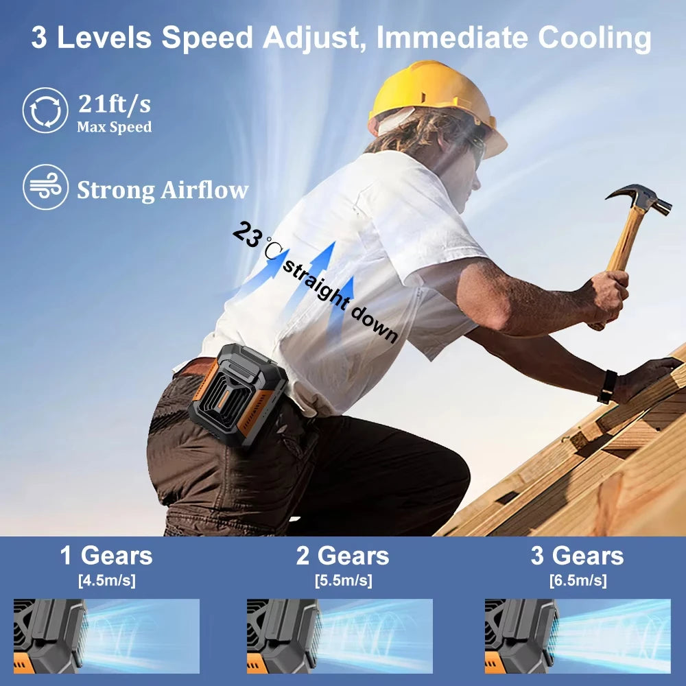 Personal Belt Clip combo fan