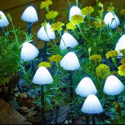 Solar Mini Mushroom Lights
