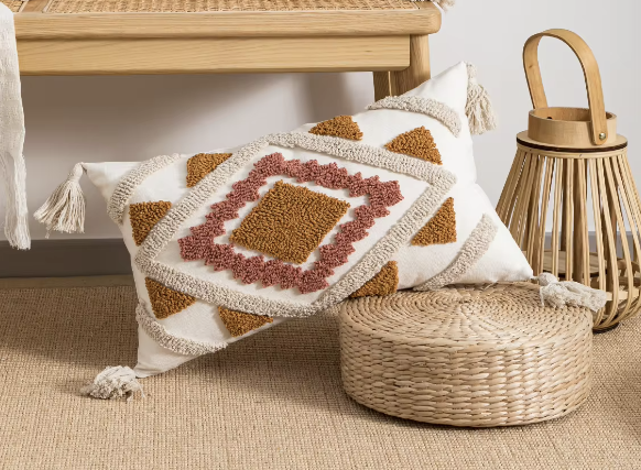 Western Aztec Pillow Cover "Rust/Brown"