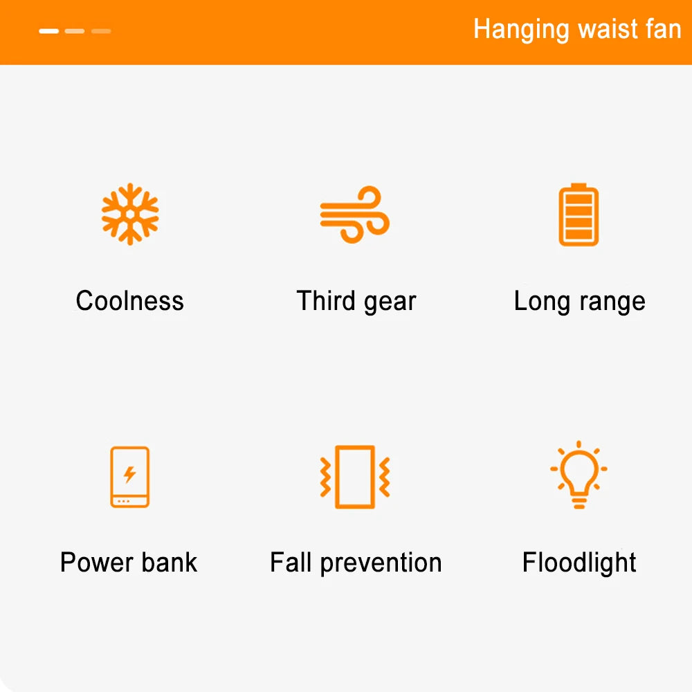 Personal Belt Clip combo fan