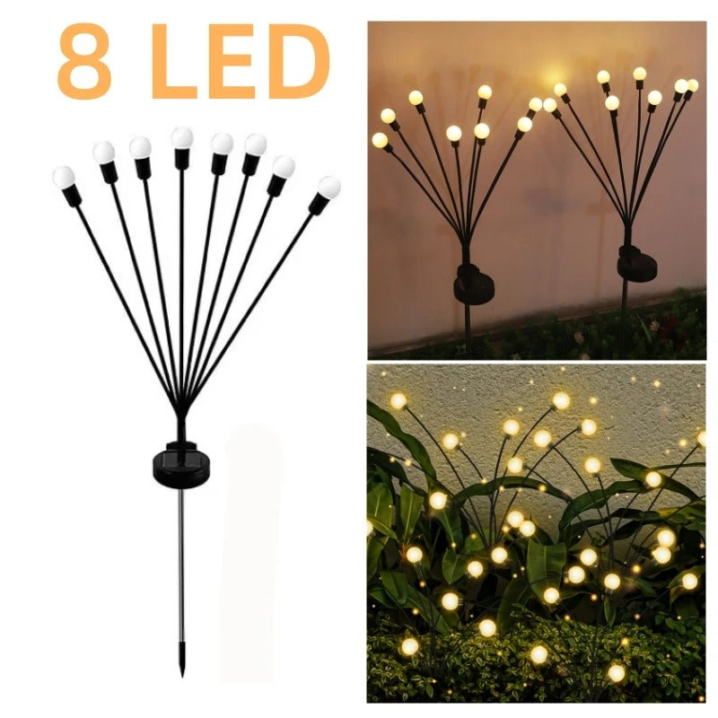 LED Solar Powered Garden Lights Firefly Lights