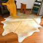 Western Bathroom cowhide Rug- Brown