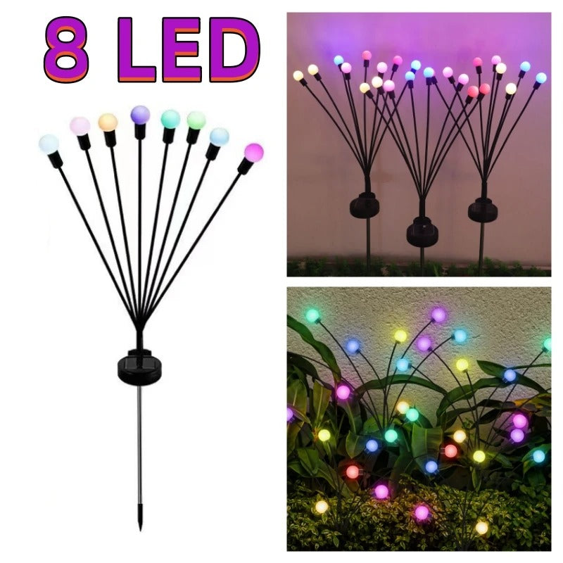 LED Solar Powered Garden Lights Firefly Lights