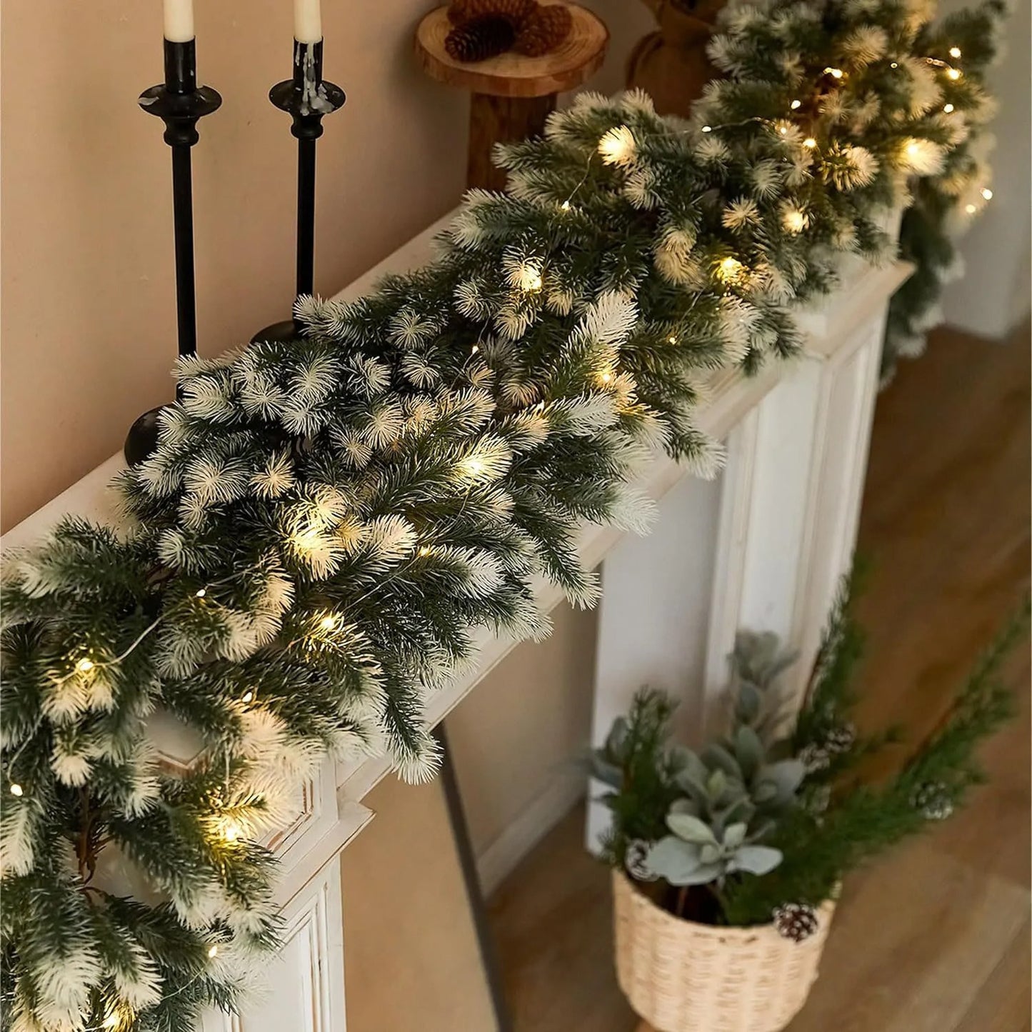 5.9 Feet Pre-Lit Christmas Garland