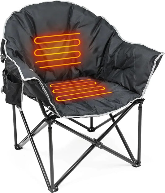 Premium Oversized Heated folding Chair