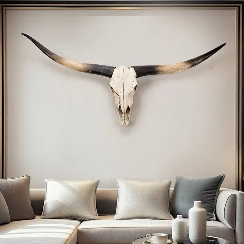 Extra Long Western Longhorn Skull