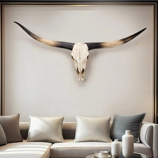 Extra Long Western Longhorn Skull