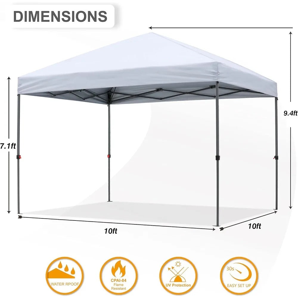 10x10 Pop Up Canopy Waterproof Tent