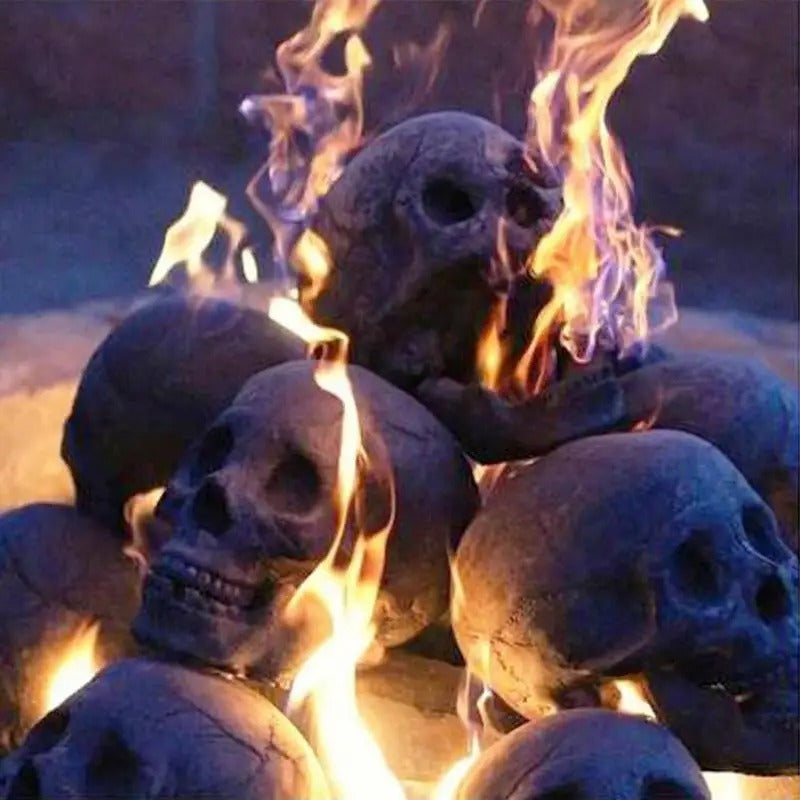 Ceramic Fire pit Skull