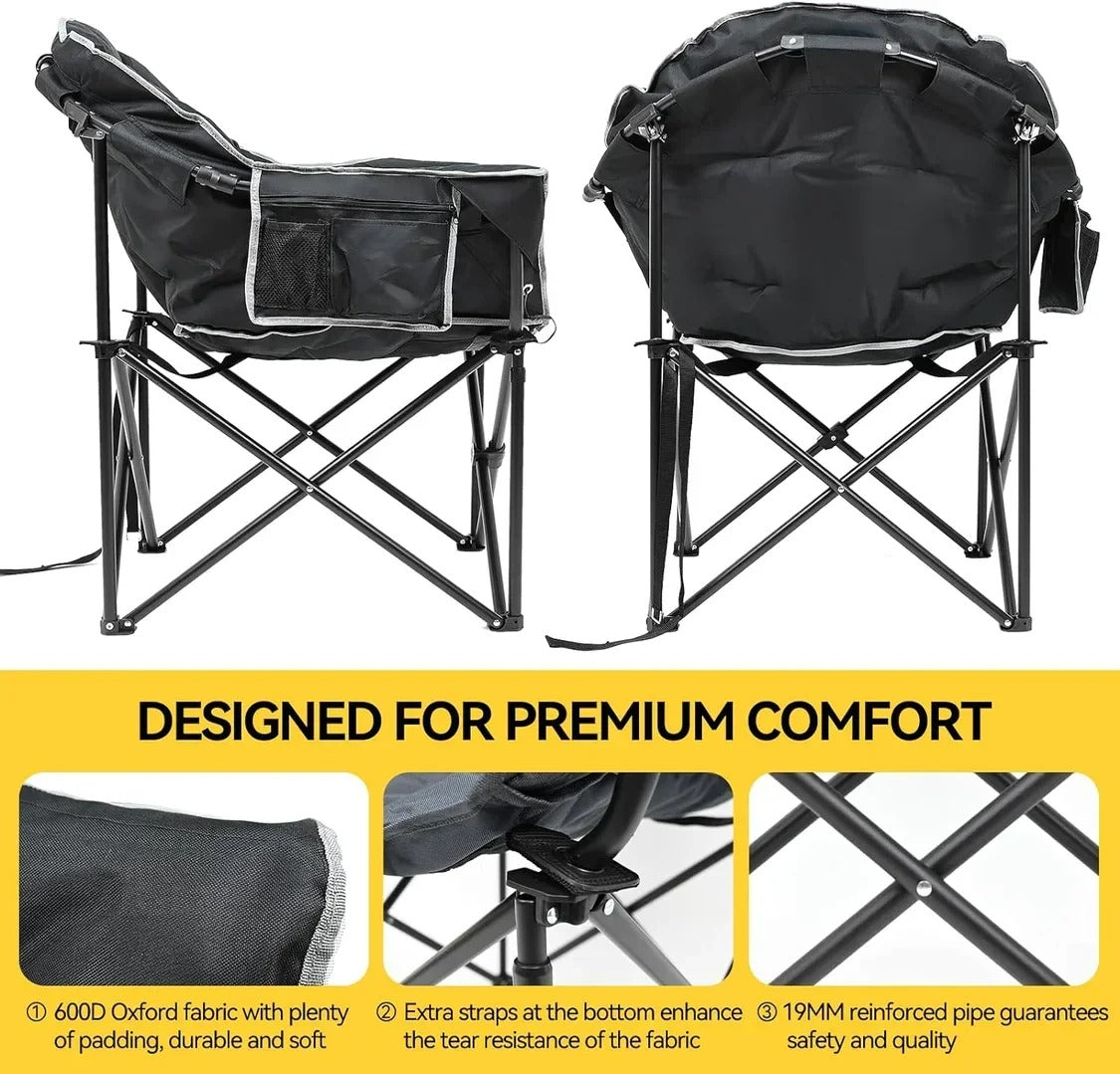 Premium Oversized Heated folding Chair