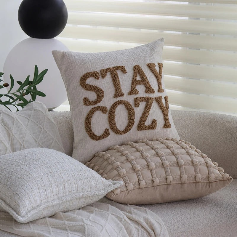 Stay Cozy Pillow Cover