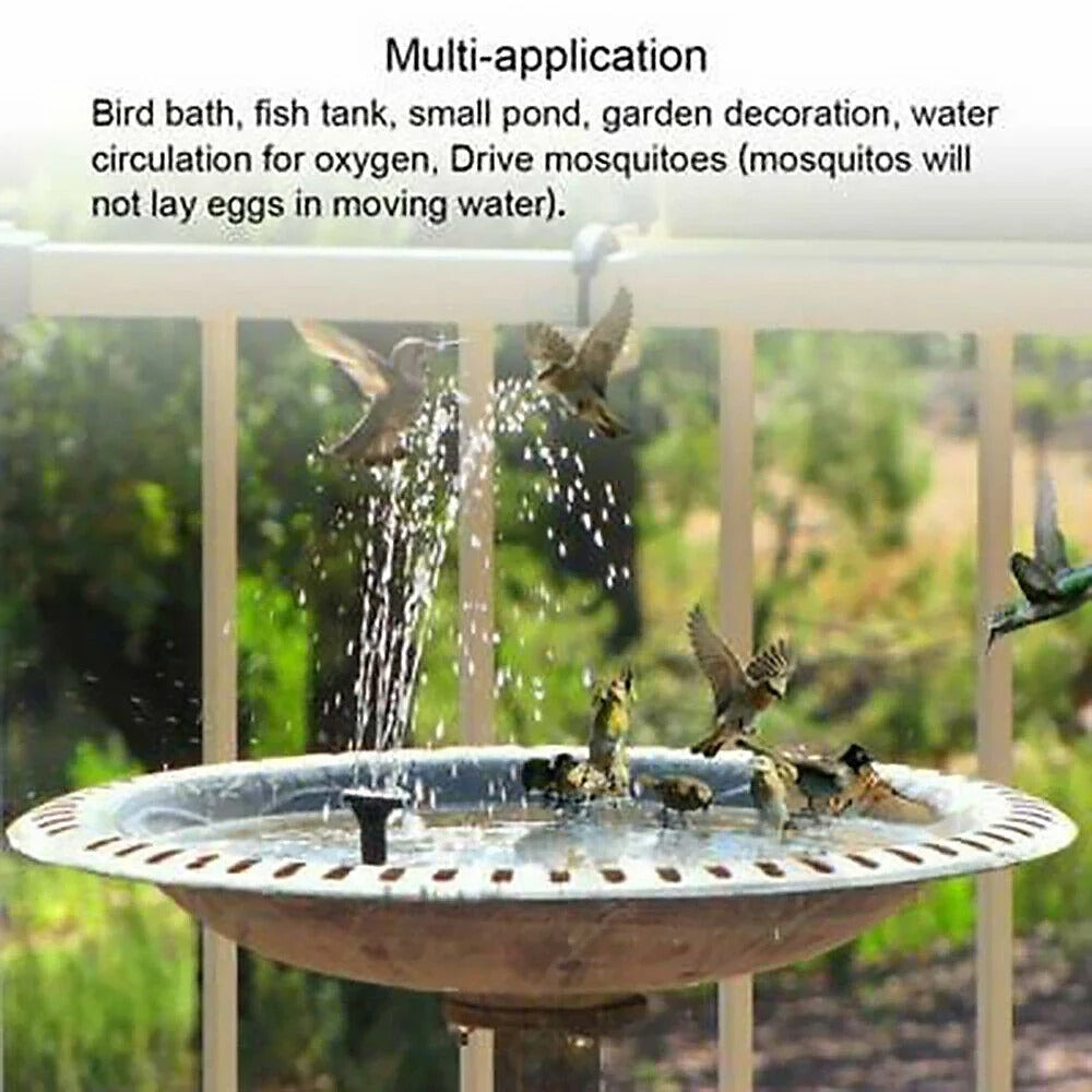 Solar Outdoor Fountain