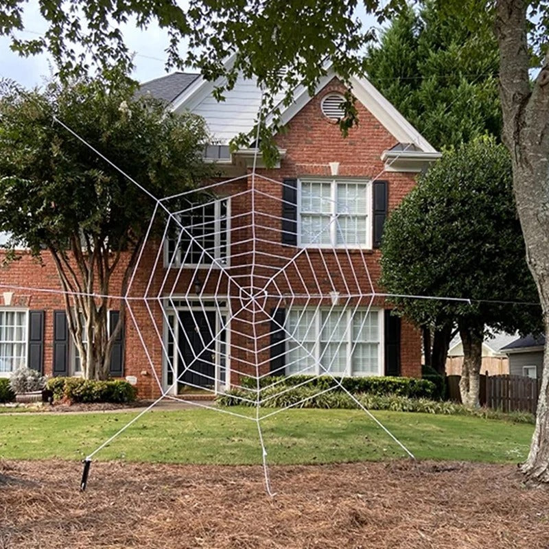 Giant Halloween Spiderweb