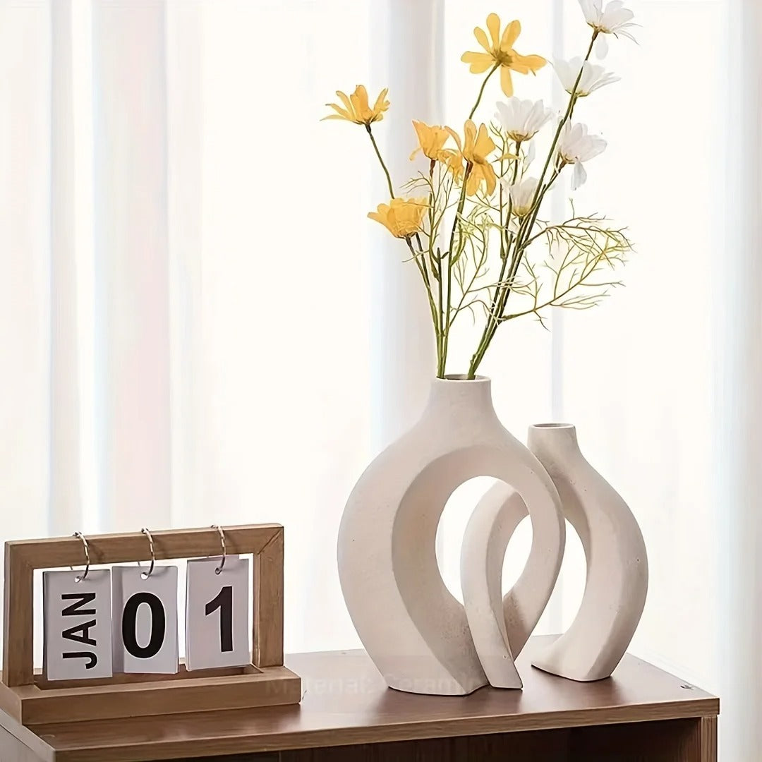 Modernly Simple ceramic vase