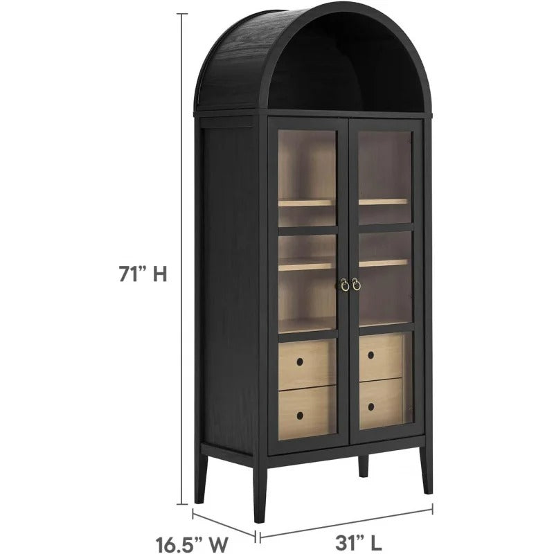 The Nolan Arched Display Cabinet