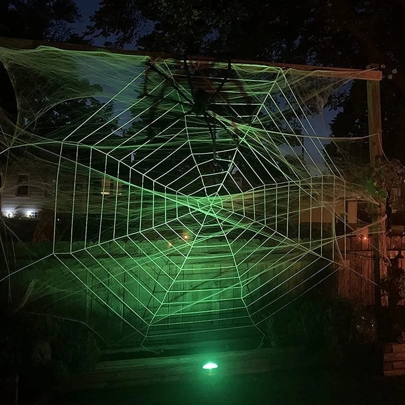 Giant Halloween Spiderweb