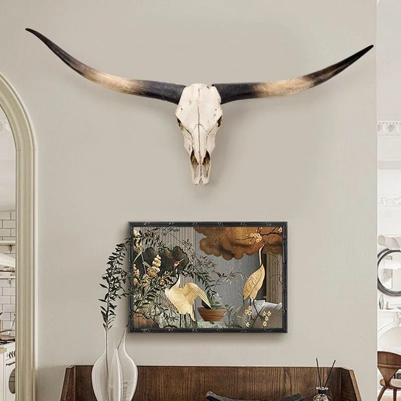 Extra Long Western Longhorn Skull