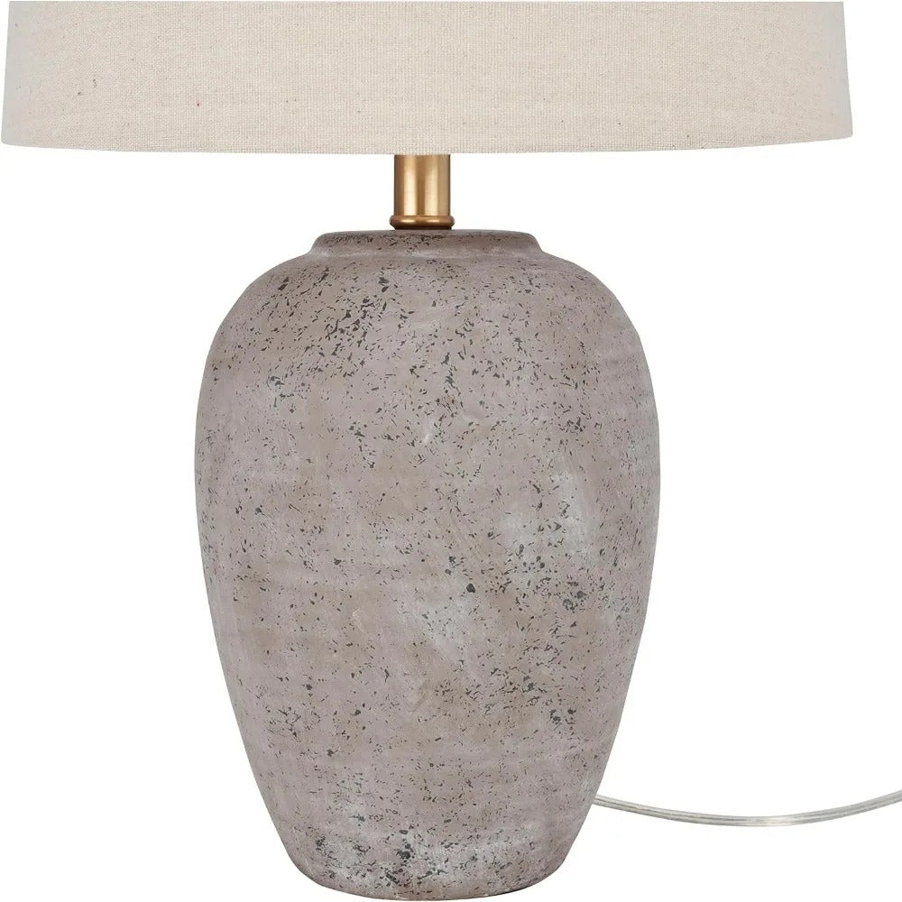 European Ceramic textured Lamp