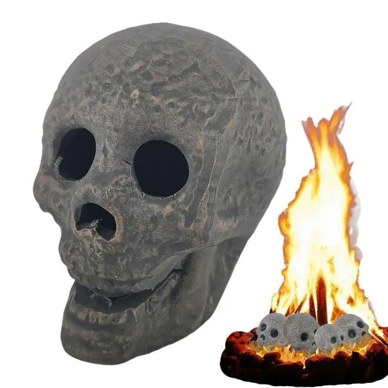 Ceramic Fire pit Skull