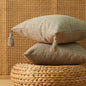 European Indoor/Outdoor Linen Pillow Covers