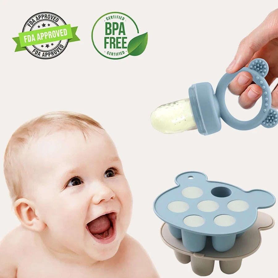 Baby popsicle Silicone Mold and holder