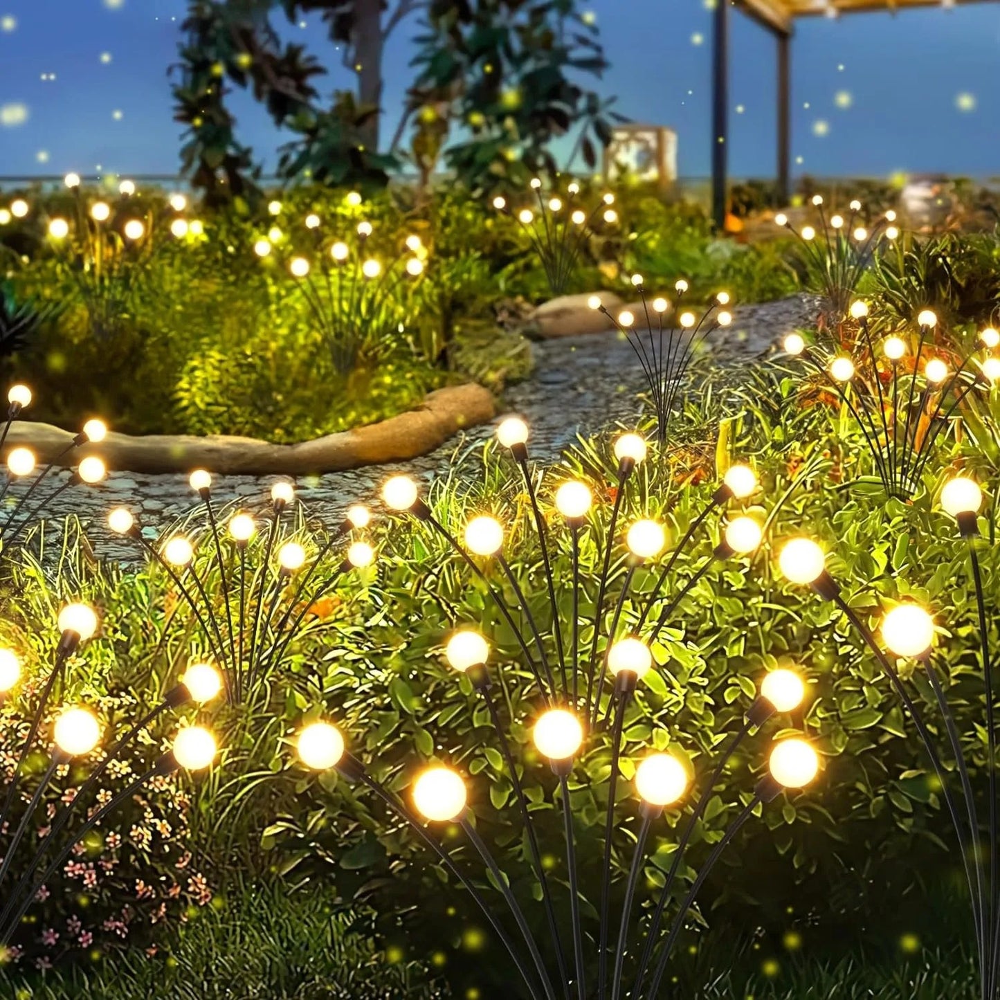 LED Solar Powered Garden Lights Firefly Lights