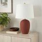 European Ceramic textured Lamp